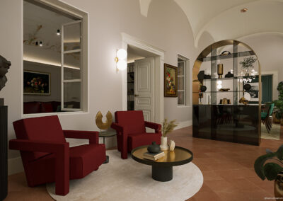 design interni di lusso Via Verdi_Loggia_03