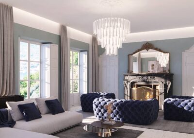 luxury interior design concept